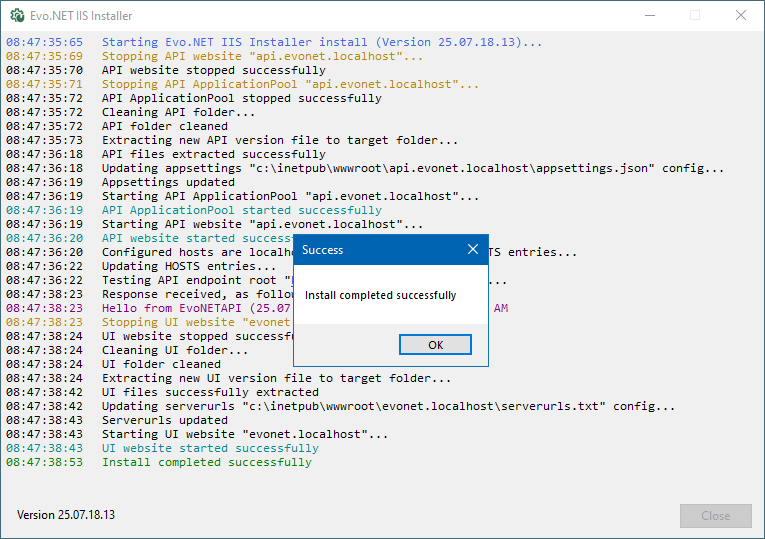 Installer Log