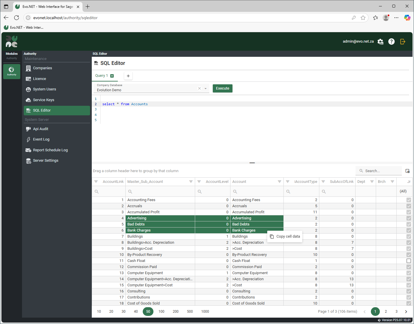 SQL Editor
