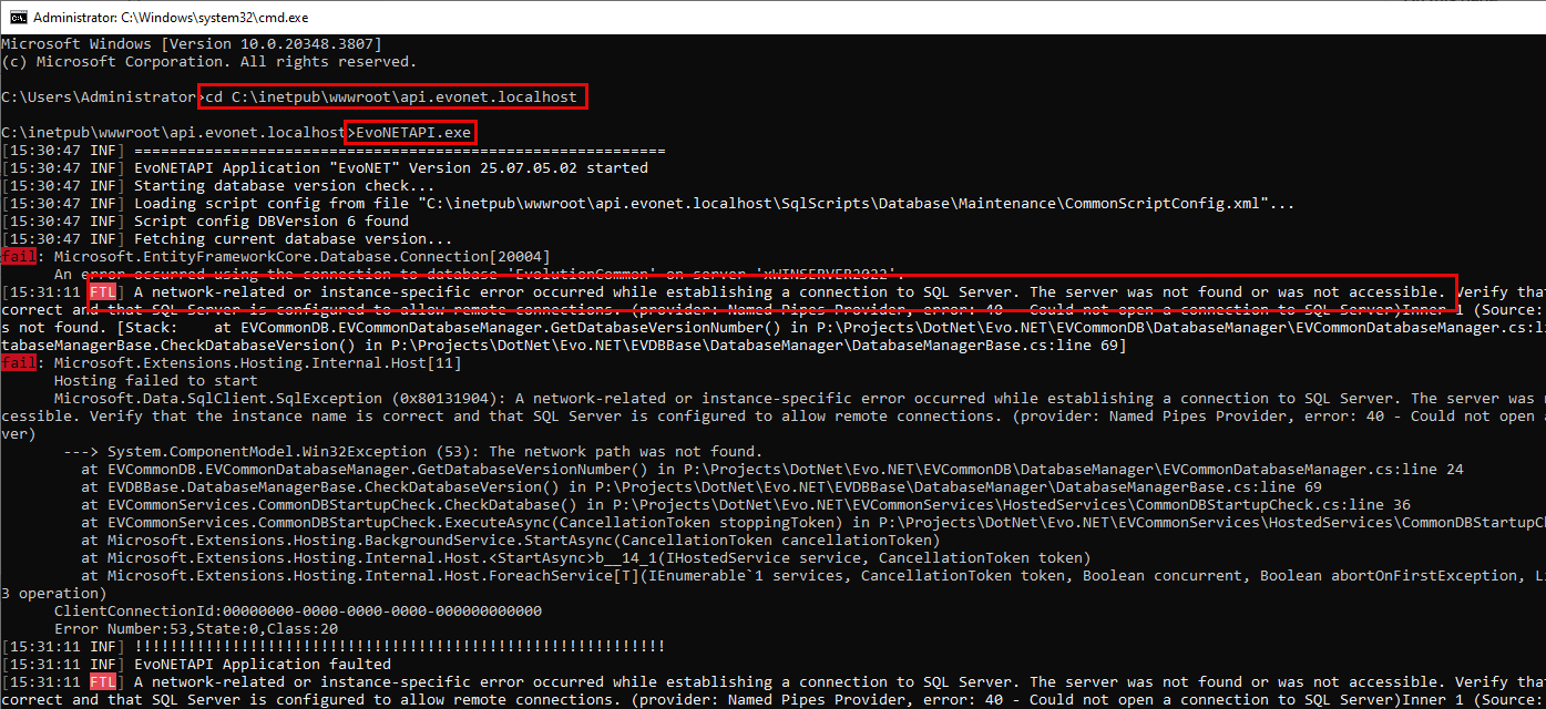 API Executed