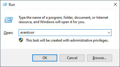Run EventViewer