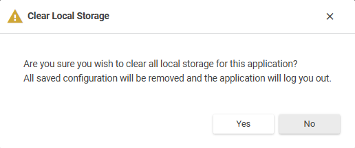 Clear Local Storage
